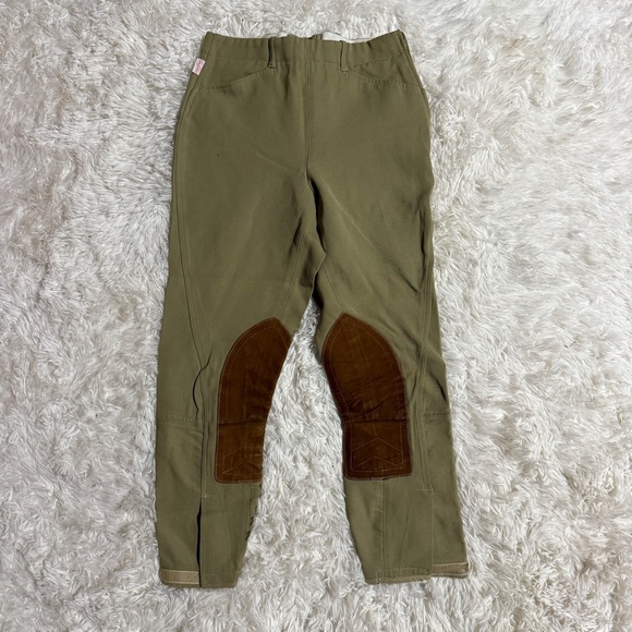 Women’s Size 28R Tan Tailored Sportsman Knee Patch Horseback Riding Breeches - Picture 2 of 6